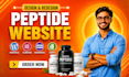 build fda compliant peptide website or supplement website, peptide store design