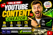 be your faceless youtube video editor and content creator