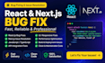 fix react, nextjs and javascript bugs