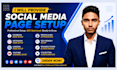provide social media page setup