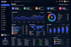 develop an admin dashboard UI