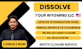 dissolve your wyoming llc