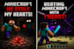 create custom minecraft thumbnails for challenge videos