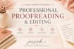 proofread and edit english documents for grammar and clarity