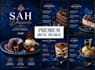 create a premium restaurant menu, fine dining and hotel menu