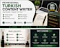 write professional turkish articles, blog posts and official documents