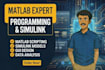do your matlab programming, simulink, control system and gui projects