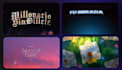 design a custom music visualizer with lyric