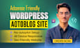 create an autoblog or autopilot automated news website adsense friendly