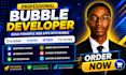 do bubble io website development, build bubble ai app, bubble mvp saas developer