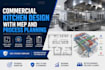 commercial kitchen design with mep and process planning