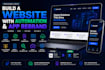build a website with automation and app rebrand