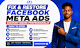 fix and restore facebook meta ads account issues professionally