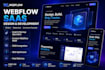 design and develop a responsive webflow saas website