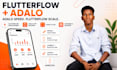 flutterflow mobile app development, build flutter adalo flutterflow mobile app