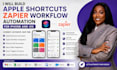 build apple shortcuts zapier workflow automation for iphone and ios
