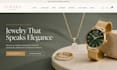design squarespace jewelry website necklace website watch ecommerce website