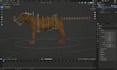 custom 3d animal rigging, character rigging ,blender wildlife rigging and print