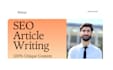 write engaging SEO blog articles and web content