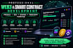 build smart contract presale dex staking web3 dapp pump fun on solana bsc monad