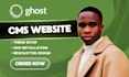 build ghost cms website, customize ghost cms newsletter, setup ghost cms blog