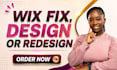 fix wix website redesign wix website revamp wix website fix wix bug wix seo