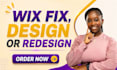 wix wix website redesign wix website wix website bug fix wix expert