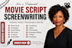 turn your idea or book into a screenplay