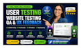 do user testing website testing QA iphone ipad android app testing UX feedback