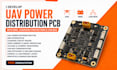 develop uav power distribution pcb with bms charging protection and can bus
