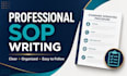 create a professional sop and process document