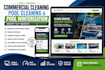 design commercial cleaning pool cleaning website