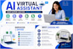 do ai virtual assistant, chatgpt, data entry and web research
