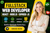 do website development as full stack web developer