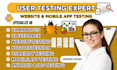 do user testing website testing usability testing app testing manual testing