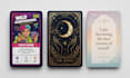 design custom tarot cards, affirmation deck, party card game
