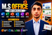 ms office CV resume and PPT presentation expert