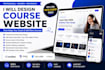 design a professional course website with learndash