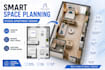 do studio apartment interior with smart space optimization and furniture layout