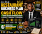 write a loan ready restaurant business plan with cash flow