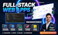 develop custom full stack website using react, next js, node js, PHP laravel