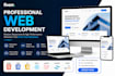 develop a professional business website