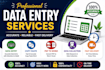 do accurate data entry, microsoft excel, copy paste and PDF to excel