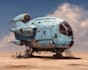illustrate a sci fi spaceship design