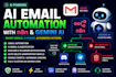 build ai email automation with n8n