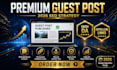 publish news article and provide high da guest post backlink