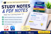 create professional study notes and PDF notes