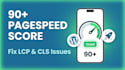 fix lcp, cls and boost wordpress pagespeed to 90
