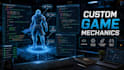 program custom game mechanics and player logic in unity
