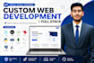 do production ready custom website as full stack developer, front end developer